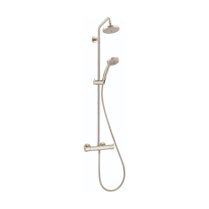 HANSGROHE 27169821 Brushed Nickel Croma Modern Showerpipe 2 GPM