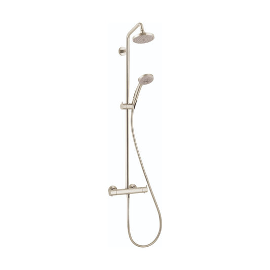 HANSGROHE 27169821 Brushed Nickel Croma Modern Showerpipe 2 GPM