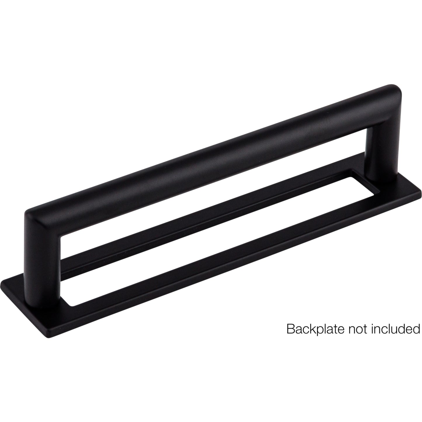 TOP KNOBS TK942BLK Kinney 5 1/16" Center to Center Bar Pull - Flat Black