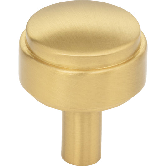 JEFFREY ALEXANDER 885BG Hayworth 1-1/8" Diameter Mushroom Knob - Brushed Gold