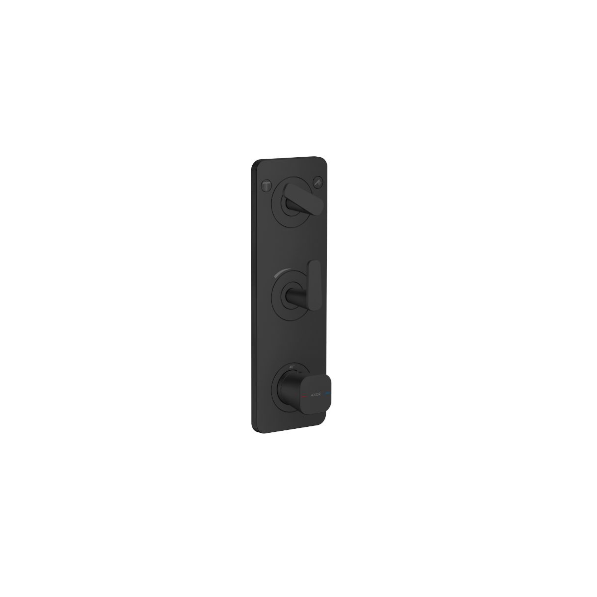 AXOR 49700671 Citterio C Thermostatic Module Trim 15" x 5" for 2 Functions - Matte Black