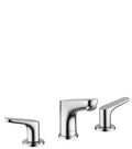 HANSGROHE 04809000 Focus Widespread Faucet 100 with Pop-Up Drain, 1.0 GPM - Chrome