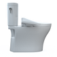 TOTO MW4483074CEMFGN#01 WASHLET+ Aquia IV Arc Two-Piece Elongated Dual Flush 1.28 and 0.9 GPF Toilet with C2 Bidet Seat , Cotton White