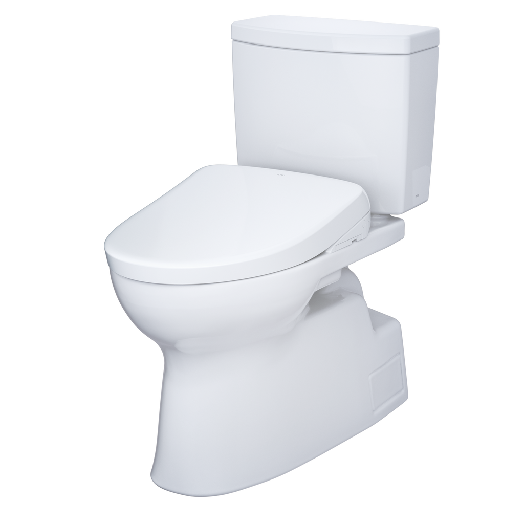 TOTO MW4744736CUFG#01 Washlet+ Vespin Ii 1G Two-Piece Elongated 1.0 Gpf Toilet And Washlet+ S7A Contemporary Bidet Seat - Cotton White