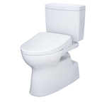 TOTO MW4744736CUFG#01 Washlet+ Vespin Ii 1G Two-Piece Elongated 1.0 Gpf Toilet And Washlet+ S7A Contemporary Bidet Seat - Cotton White