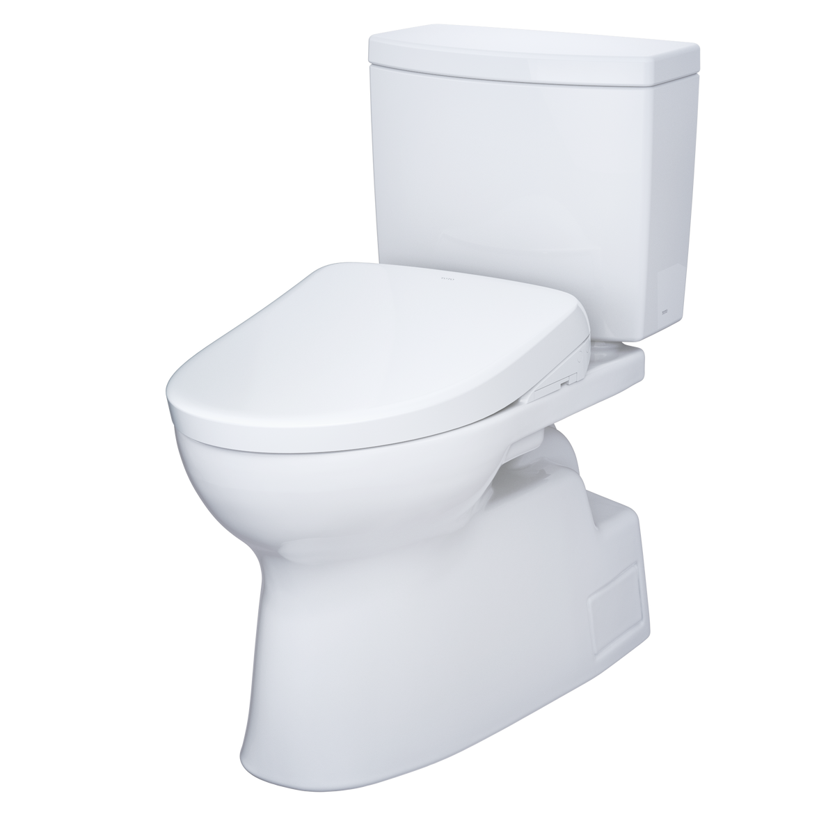 TOTO MW4744736CUFG#01 Washlet+ Vespin Ii 1G Two-Piece Elongated 1.0 Gpf Toilet And Washlet+ S7A Contemporary Bidet Seat - Cotton White