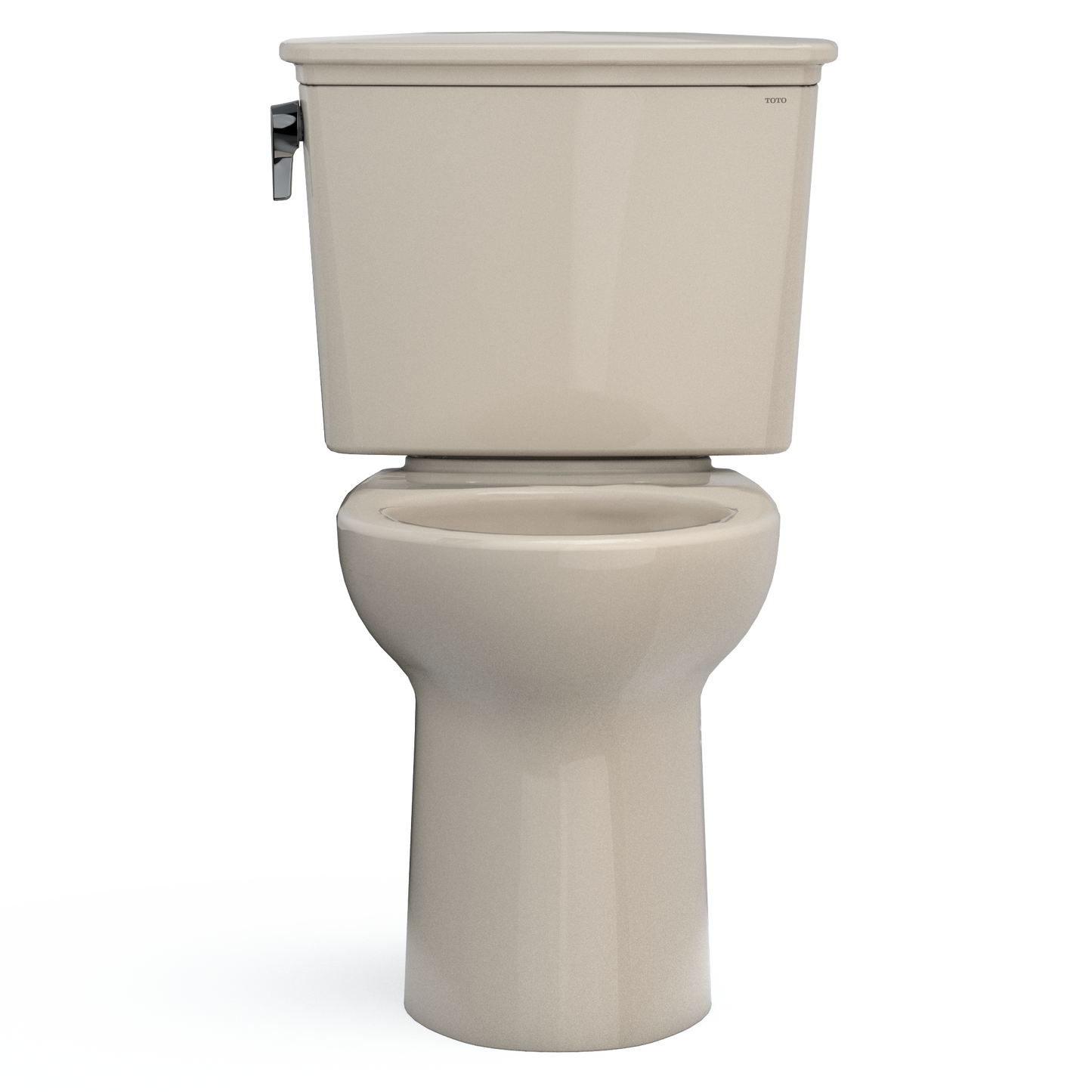 TOTO CST786CEG#03 Drake Transitional Two-Piece Elongated 1.28 GPF TORNADO FLUSH Toilet with CEFIONTECT , Bone