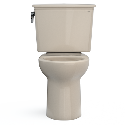 TOTO CST786CEFG#03 Drake Transitional Two-Piece Elongated 1.28 Gpf Universal Height Tornado Flush Toilet With Cefiontect - Bone