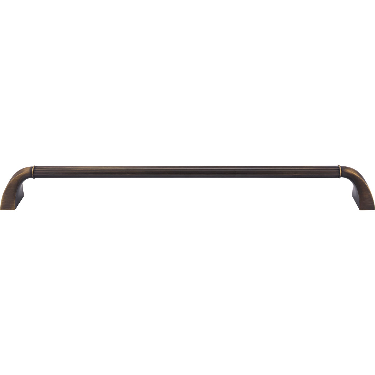 JEFFREY ALEXANDER Z281-18ABSB Cordova 18" Center-to-Center Appliance Pull - Antique Brushed Satin Brass