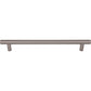 TOP KNOBS M2463 Hopewell 18" Center to Center Appliance Pull - Ash Gray