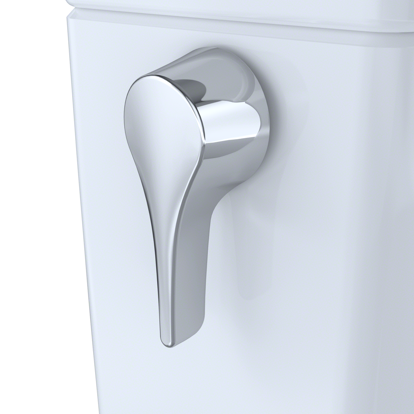 TOTO CST474CUFRG#01 Vespin II 1G Two-Piece Elongated 1.0 GPF Universal Height Skirted Toilet with CEFIONTECT and Right-Hand Trip Lever , Cotton White