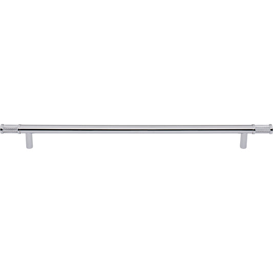 TOP KNOBS TK3237PC Burnham 12" Center to Center Bar Pull - Polished Chrome