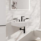 HANSGROHE 73031671 Tecturis E Widespread Faucet 150, 1.2 GPM - Matte Black