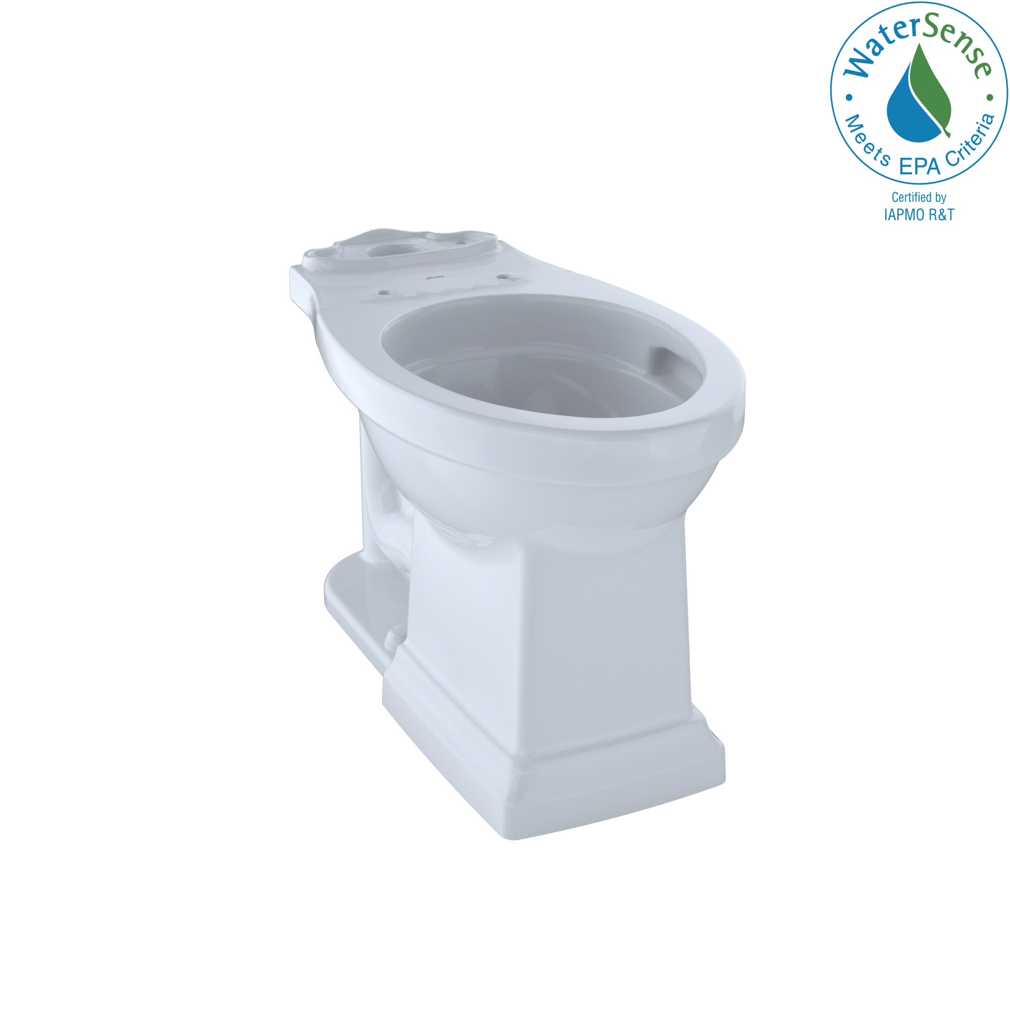 TOTO C404CUFG#01 Promenade Ii Universal Height Toilet Bowl With Cefiontect - Cotton White