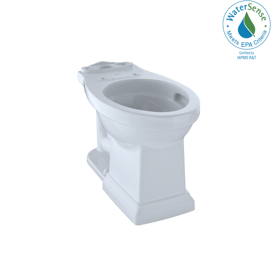 TOTO C404CUFG#01 Promenade Ii Universal Height Toilet Bowl With Cefiontect - Cotton White