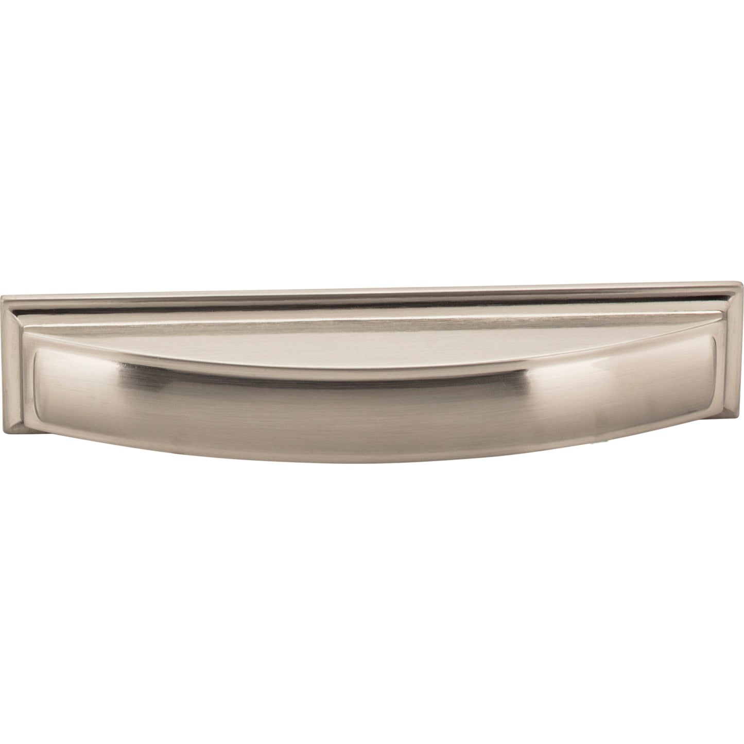 JEFFREY ALEXANDER 436-128SN Annadale 128 mm Center-to-Center Cup/Bin Pull - Satin Nickel