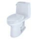 TOTO MS854114E#11 Eco UltraMax One-Piece Elongated 1.28 GPF Toilet , Colonial White