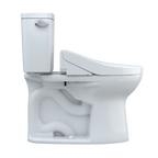 TOTO MW7763084CSG#01 Drake Washlet+ Two-Piece Elongated 1.6 Gpf Tornado Flush Toilet With C5 Bidet Seat - Cotton White