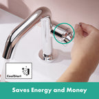 HANSGROHE 73321001 Tecturis S Single-Hole Fine 110, 1.2 GPM - Chrome