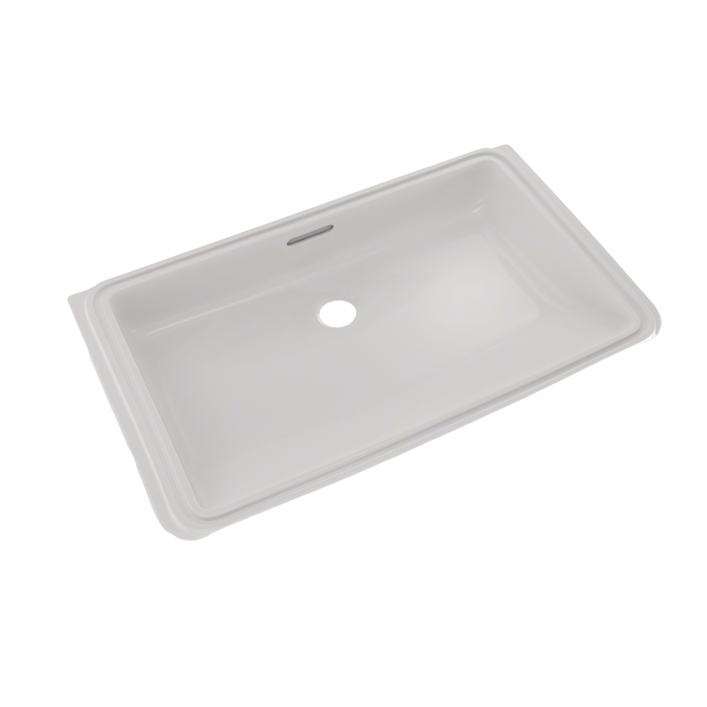 TOTO LT191G#11 Rectangular Undermount Bathroom Sink With Cefiontect - Colonial White