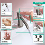HANSGROHE 73302821 Tecturis S Single-Hole Faucet 80 with Pop-Up Drain, 1.2 GPM - Brushed Nickel
