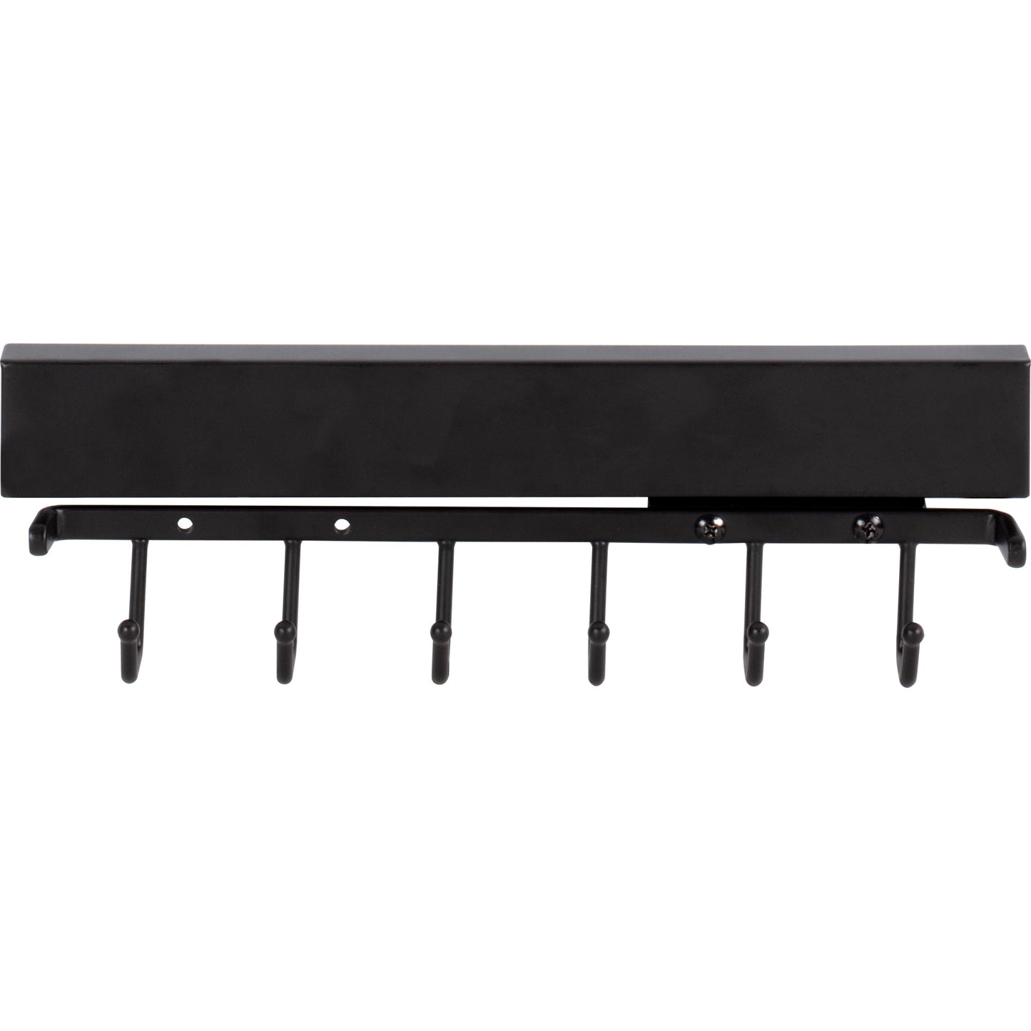 HARDWARE RESOURCES 295B-MB Matte Black 12" Belt Rack - Matte Black