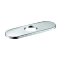 HANSGROHE 06490000 E&S Accessories Base Plate for Contemporary Single-Hole Faucets, 6" - Chrome