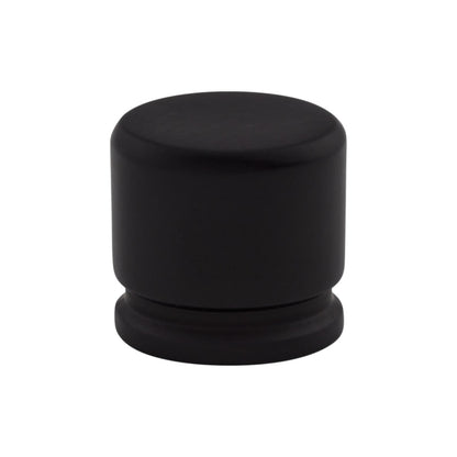 TOP KNOBS TK59BLK Oval 1 1/8" Length Oval Knob - Flat Black