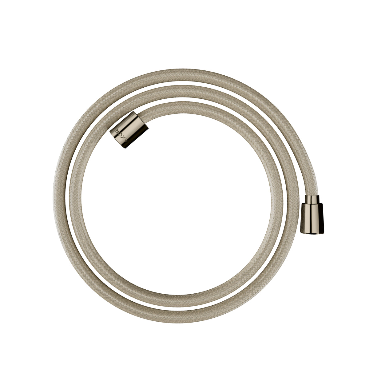 AXOR 28259830 Shower Solutions Textile Hose with Cylindrical and Conical Nut, 63" - Polished Nickel