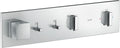 AXOR 12571001 ShowerComposition Thermostatic Module Trim for 2 Functions - Chrome