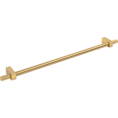 JEFFREY ALEXANDER 698-305BG Larkin Knurled Ends 305 mm Center-to-Center Bar Pull - Brushed Gold