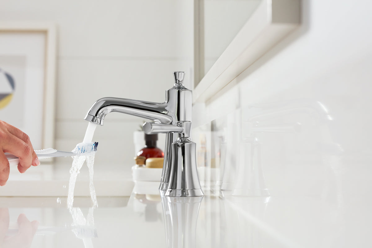 HANSGROHE 04774000 Joleena Widespread Faucet 100 with Pop-Up Drain, 1.2 GPM - Chrome