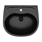 TOTO LHT241#51 Supreme Oval Wall-Mount Bathroom Sink And Shroud For Single Hole Faucets - Ebony