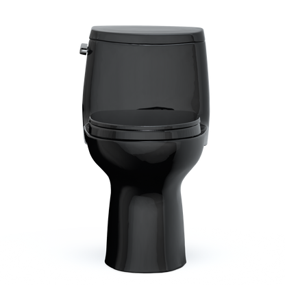 TOTO MS604124CEF#51 Ultramax Ii One-Piece Elongated 1.28 Gpf Universal Height Toilet With Ss124 Softclose Seat - Ebony