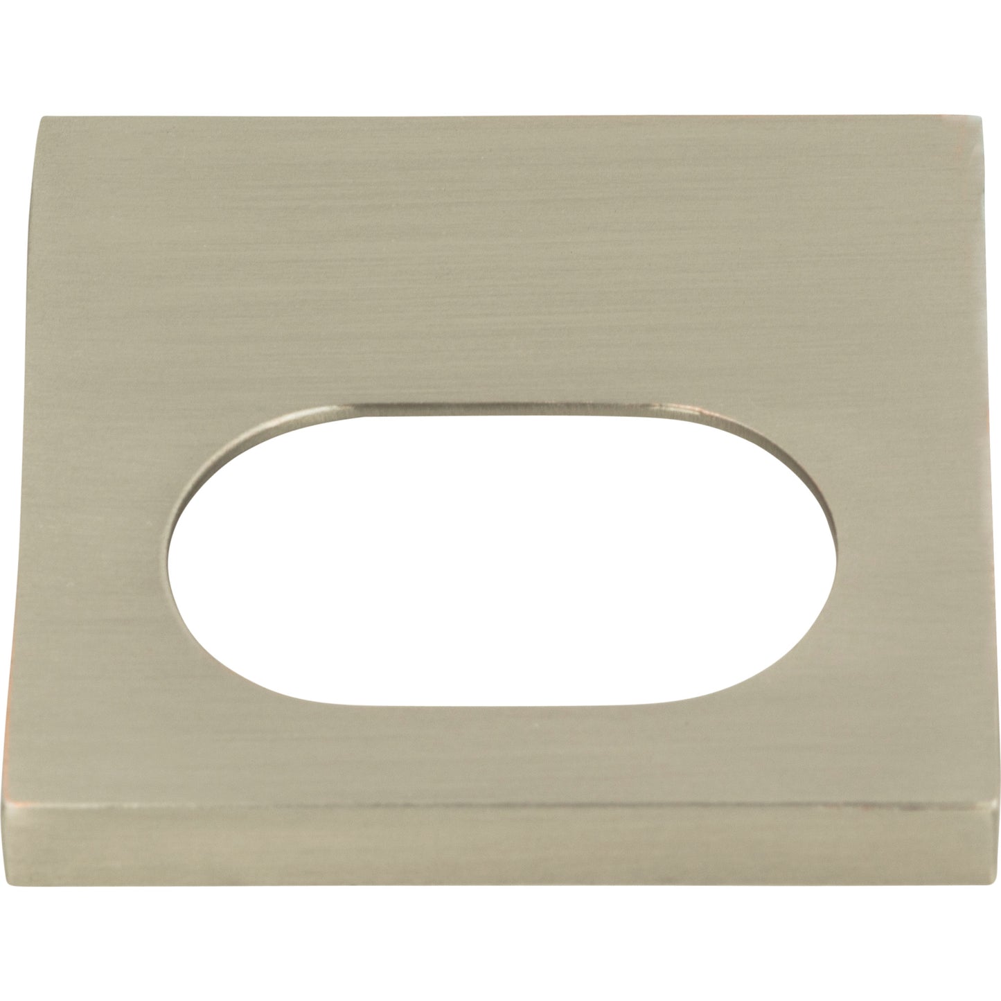 ATLAS 364-BRN Modern Square 1 1/4" Center to Center Finger Pull , Brushed Nickel