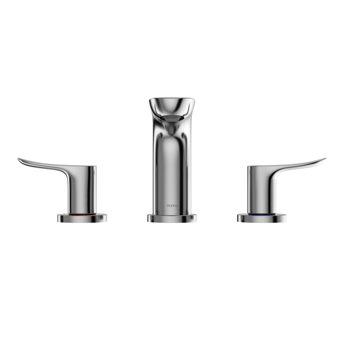 TOTO TLG01201U#CP Go Series 1.2 Gpm Two Handle Widespread Bathroom Sink Faucet With Drain Assembly - Polished Chrome