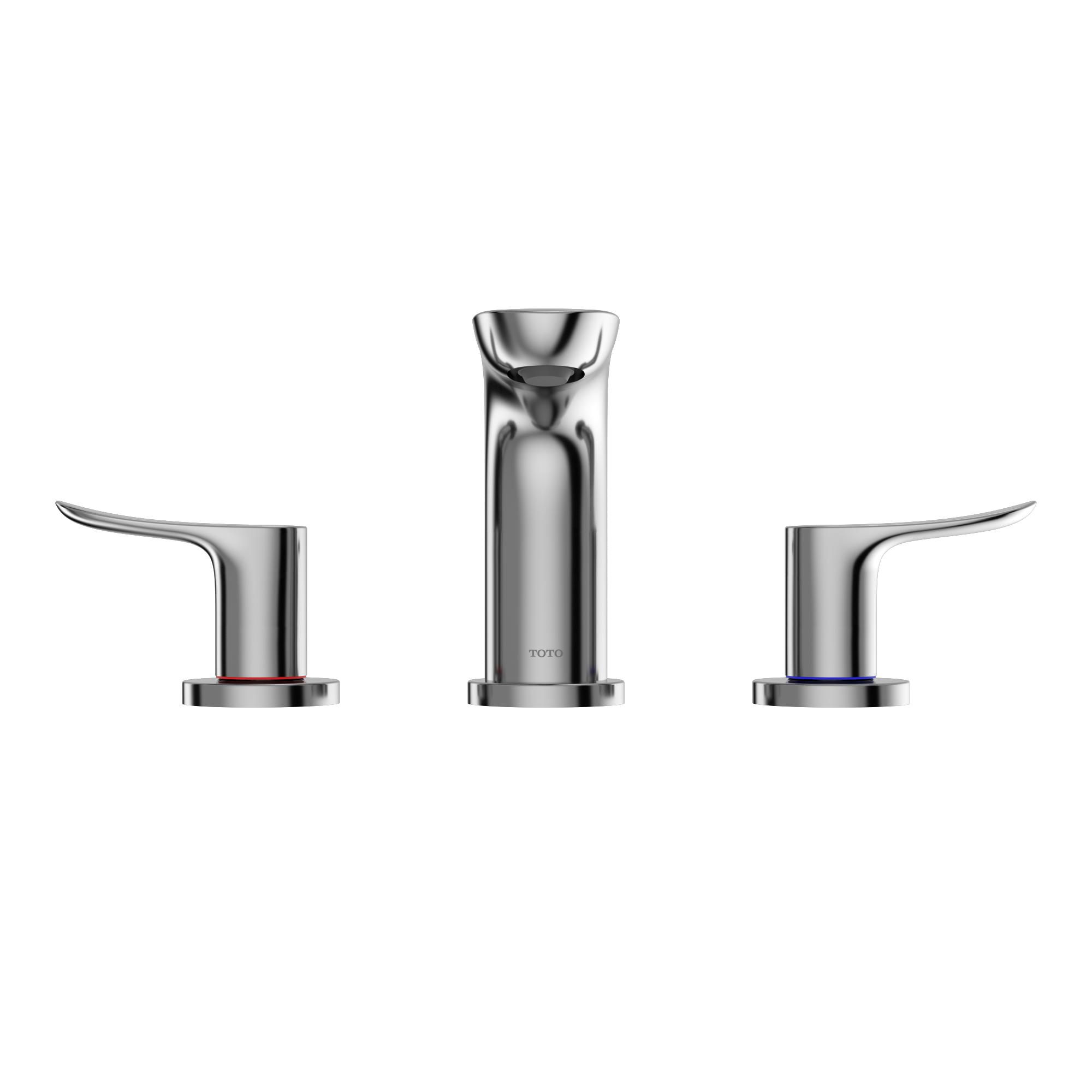 TOTO TLG01201U#CP Go Series 1.2 Gpm Two Handle Widespread Bathroom Sink Faucet With Drain Assembly - Polished Chrome