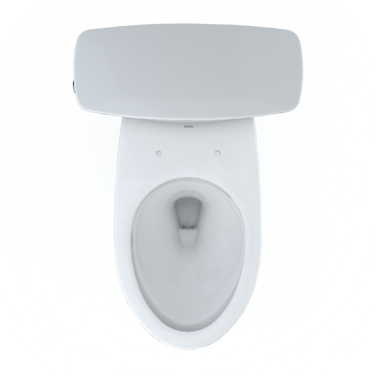TOTO CST786CEFG.10#01 Drake Transitional Two-Piece Elongated 1.28 Gpf Universal Height Tornado Flush Toilet With 10 Inch Rough-In And Cefiontect - Cotton White