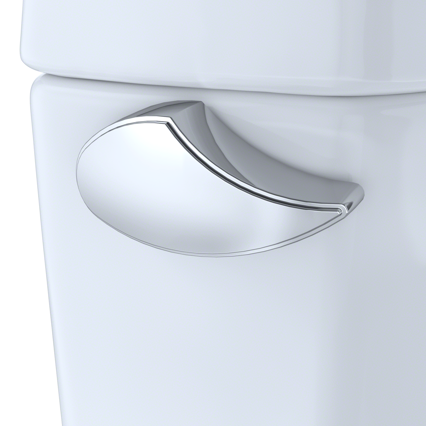 TOTO CST454CEFG#01 Drake II Two-Piece Elongated 1.28 GPF Universal Height Toilet with CEFIONTECT , Cotton White