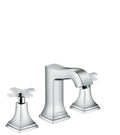 HANSGROHE 31306001 Metropol Classic Widespread Faucet 110 with Cross Handles and Pop-Up Drain, 1.2 GPM - Chrome
