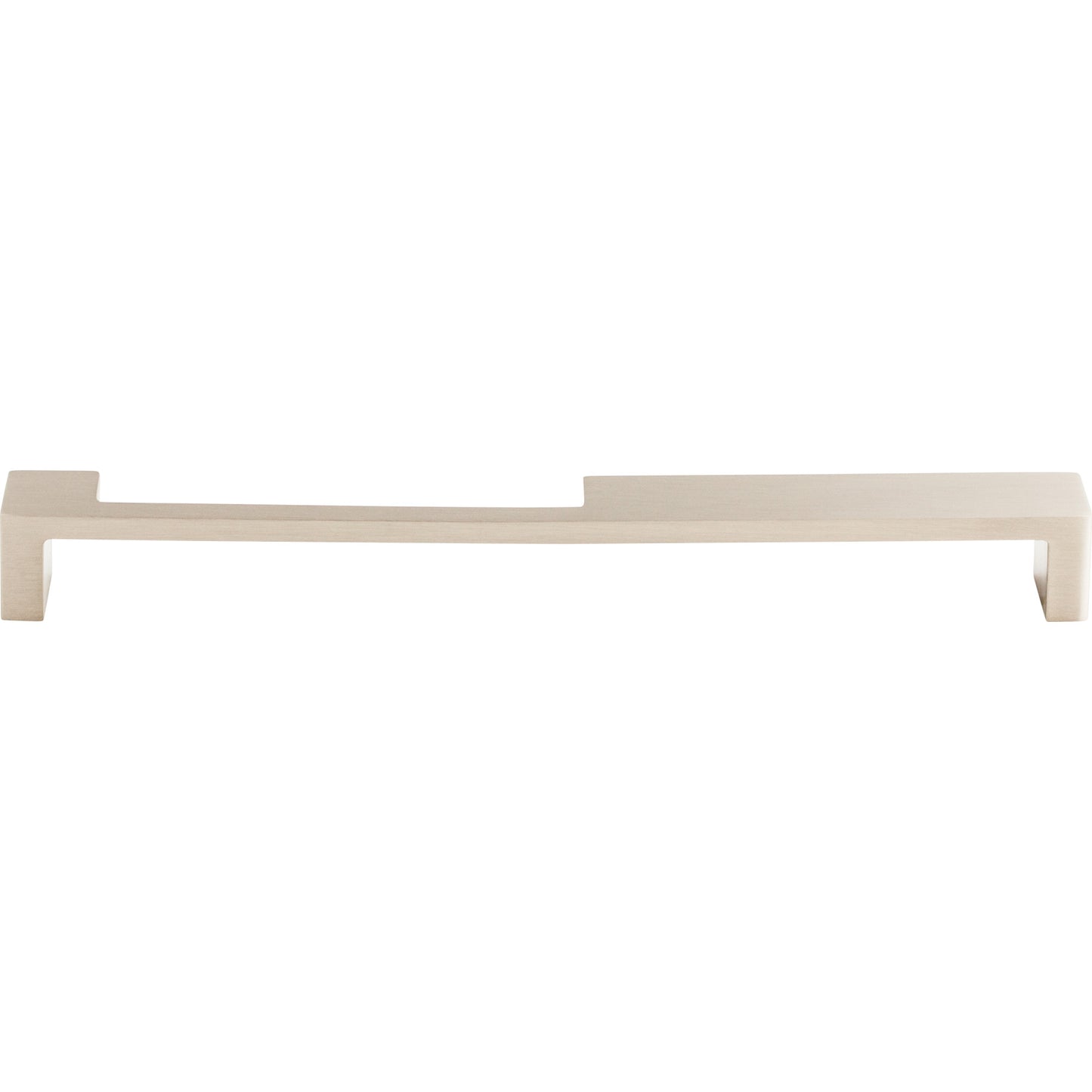 TOP KNOBS TK261BSN Modern Metro Notch Pull B 9" Center to Center Bar Pull - Brushed Satin Nickel