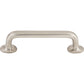 TOP KNOBS M1987 Aspen II Rounded 4" Center to Center Bar Pull - Brushed Satin Nickel