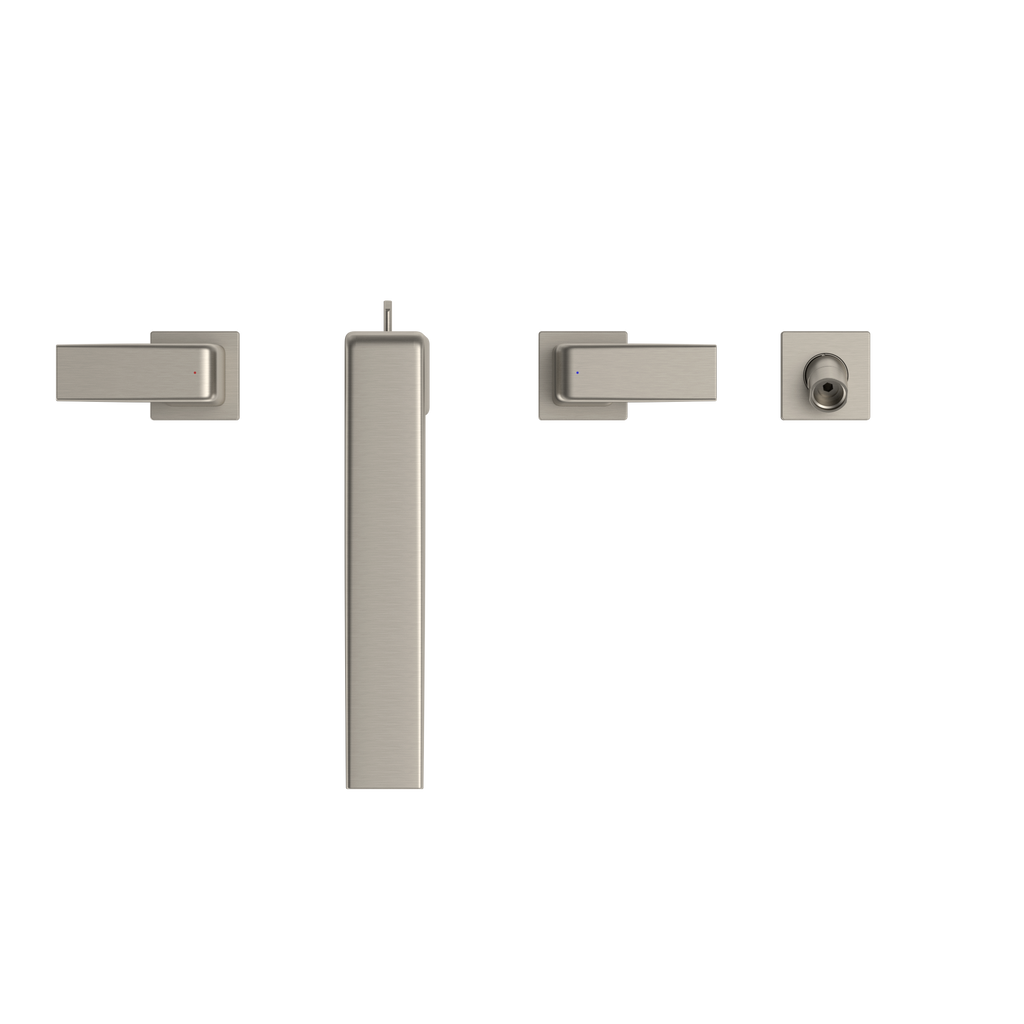 TOTO TBG10202U#BN Gb Two-Handle Deck-Mount Roman Tub Filler Trim With Handshower - Brushed Nickel