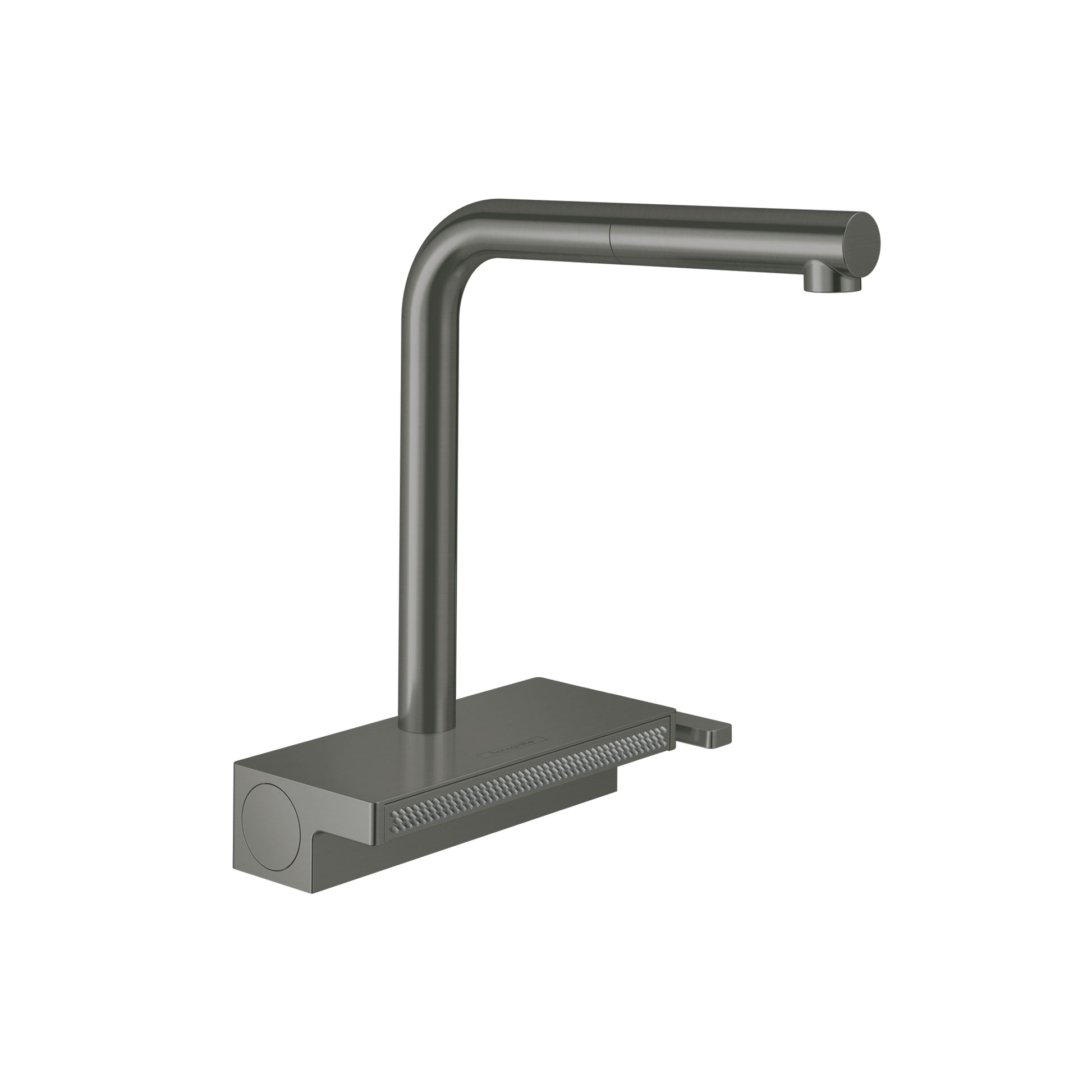 HANSGROHE 73836341 Aquno Select Kitchen Faucet, 2-Spray Pull-Out, 1.75 GPM - Brushed Black Chrome