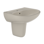 TOTO LHT241G#03 Supreme Oval Wall-Mount Bathroom Sink With Cefiontect And Shroud For Single Hole Faucets - Bone