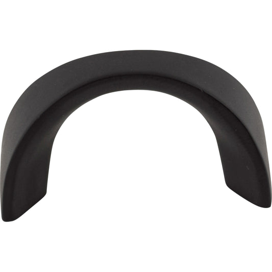 TOP KNOBS M554 Crescent 1 1/4" Center to Center Bar Pull - Flat Black