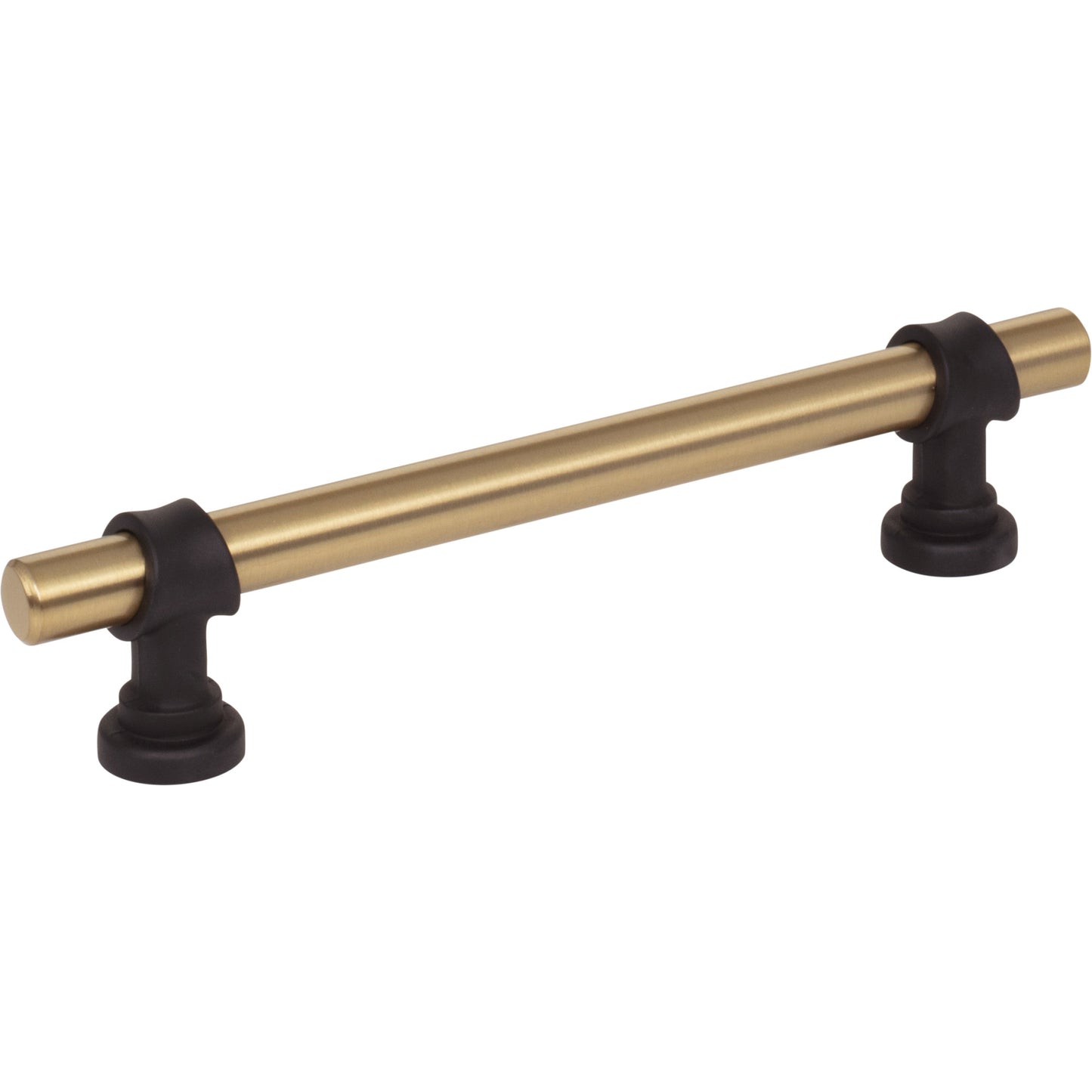 TOP KNOBS M2717 Bit 5 1/16" Center to Center Bar Pull - Honey Bronze and Flat Black