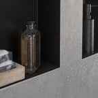 HANSGROHE 56073670 XtraStoris Minimalistic Wall Niche with Open Frame 12"x 12"x 4" - Matte Black