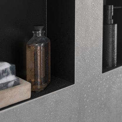 HANSGROHE 56070670 XtraStoris Minimalistic Wall Niche with Open Frame 12"x 6"x 4" - Matte Black