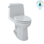 TOTO MS854114E#11 Eco Ultramax One-Piece Elongated 1.28 Gpf Toilet - Colonial White